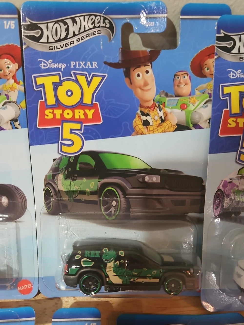 2026 Hot Wheels Toy Story 5 Silver Series Complete Set 1-5 NEW